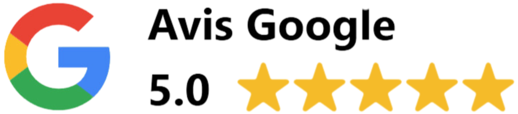 avis google 5 etoiles noir