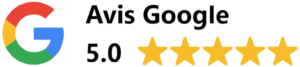 avis google 5 etoiles noir